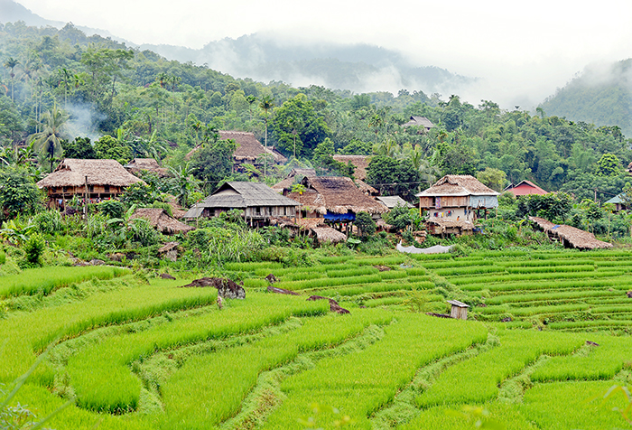 Bản làng Pù Luông. Ảnh: Nguyễn Á